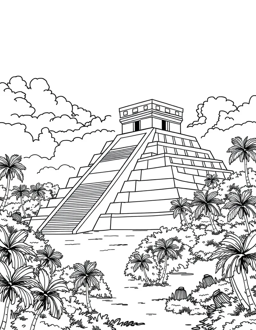 A Mayan city of Chichen Itza