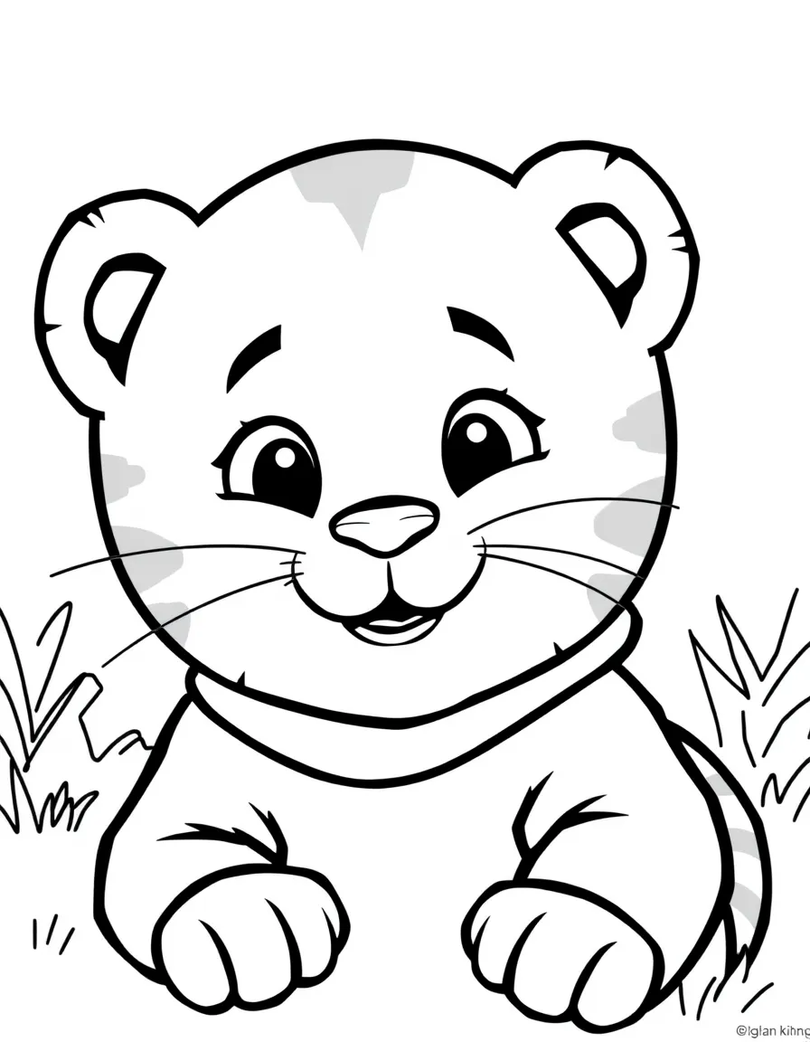 Daniel Tiger making a silly face.