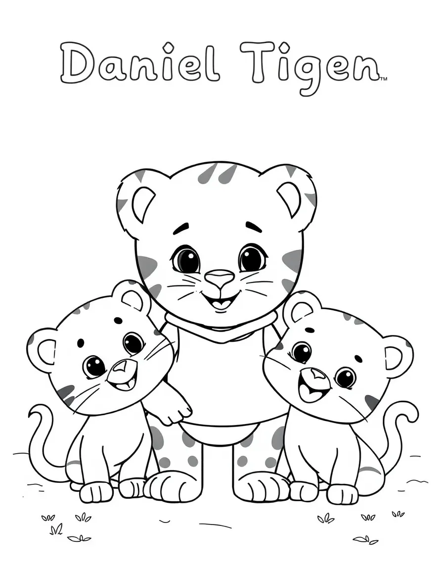 (Daniel Tiger TV show) Miss Elaina with her friends.