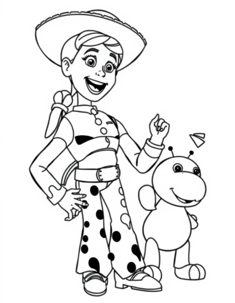 (Toy Story characters) Jessie yodeling.
