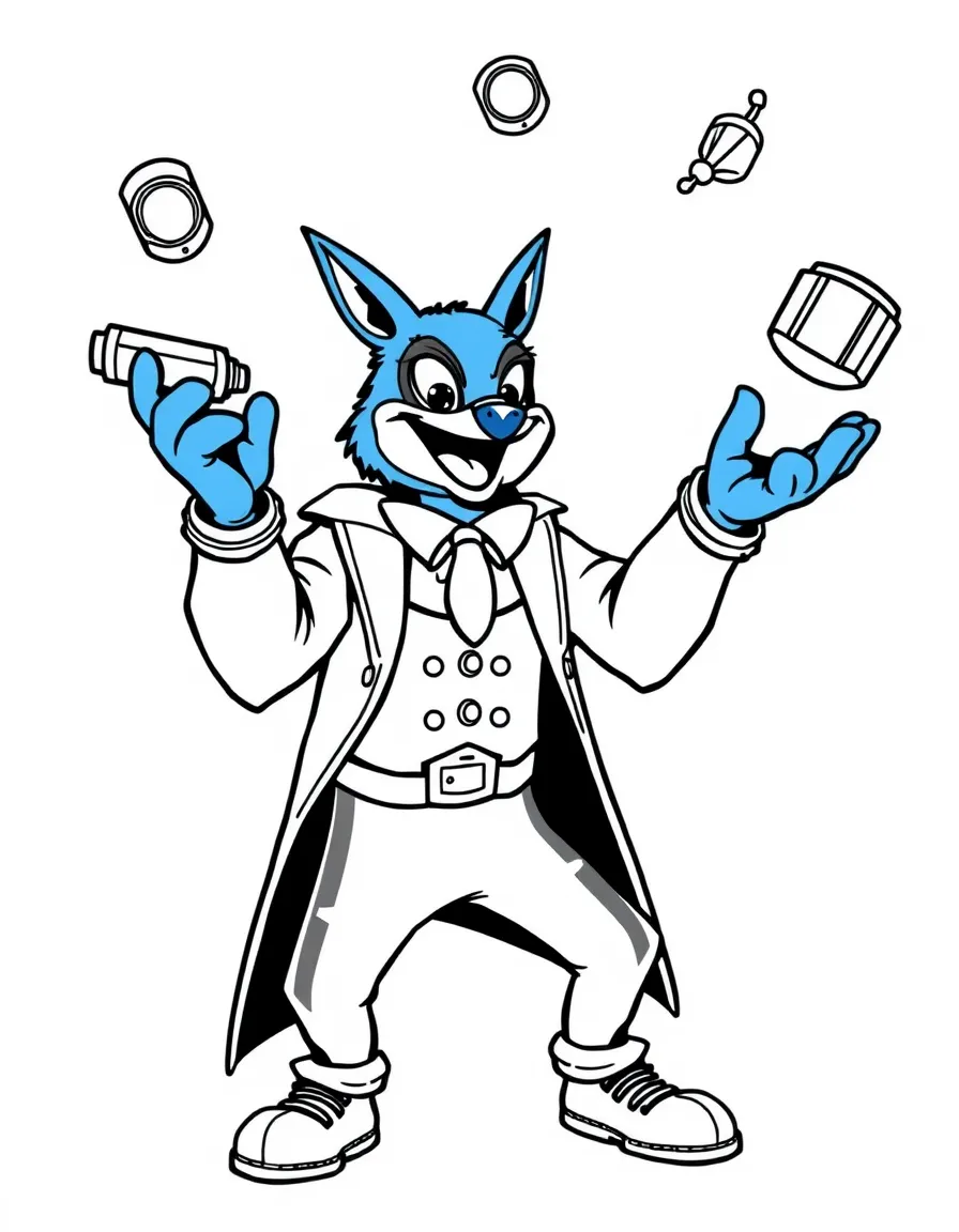 (Bluey TV show) Bandit juggling.