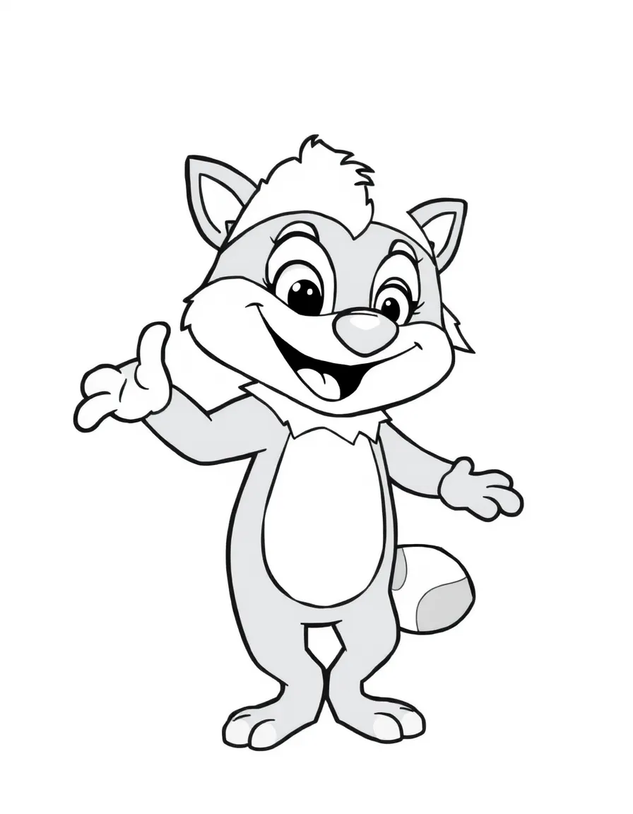 (Bluey TV show) Bandit doing a silly dance.