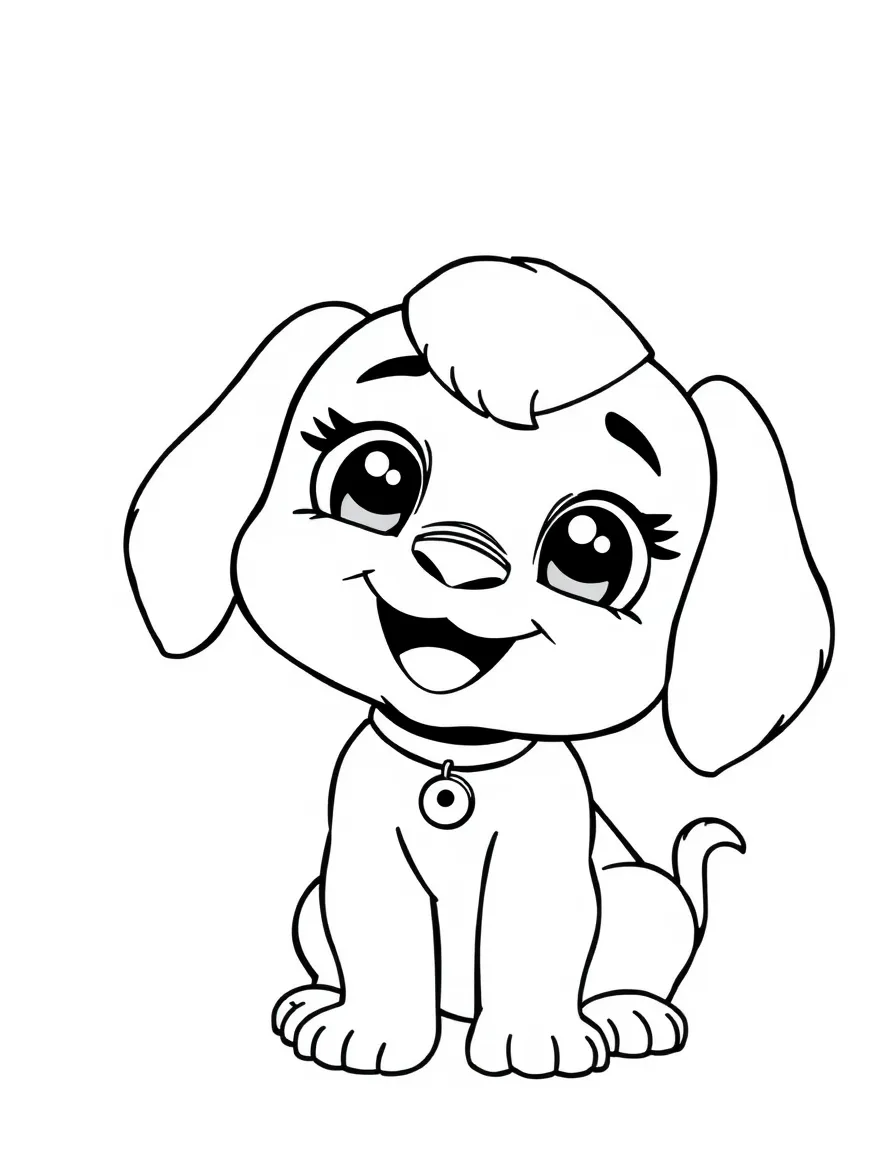 (Bluey TV show) Coco giggling.