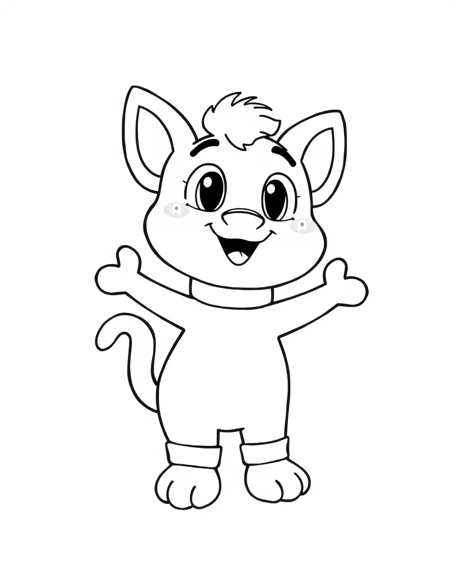 (Bluey TV show) Socks in a cute pose.