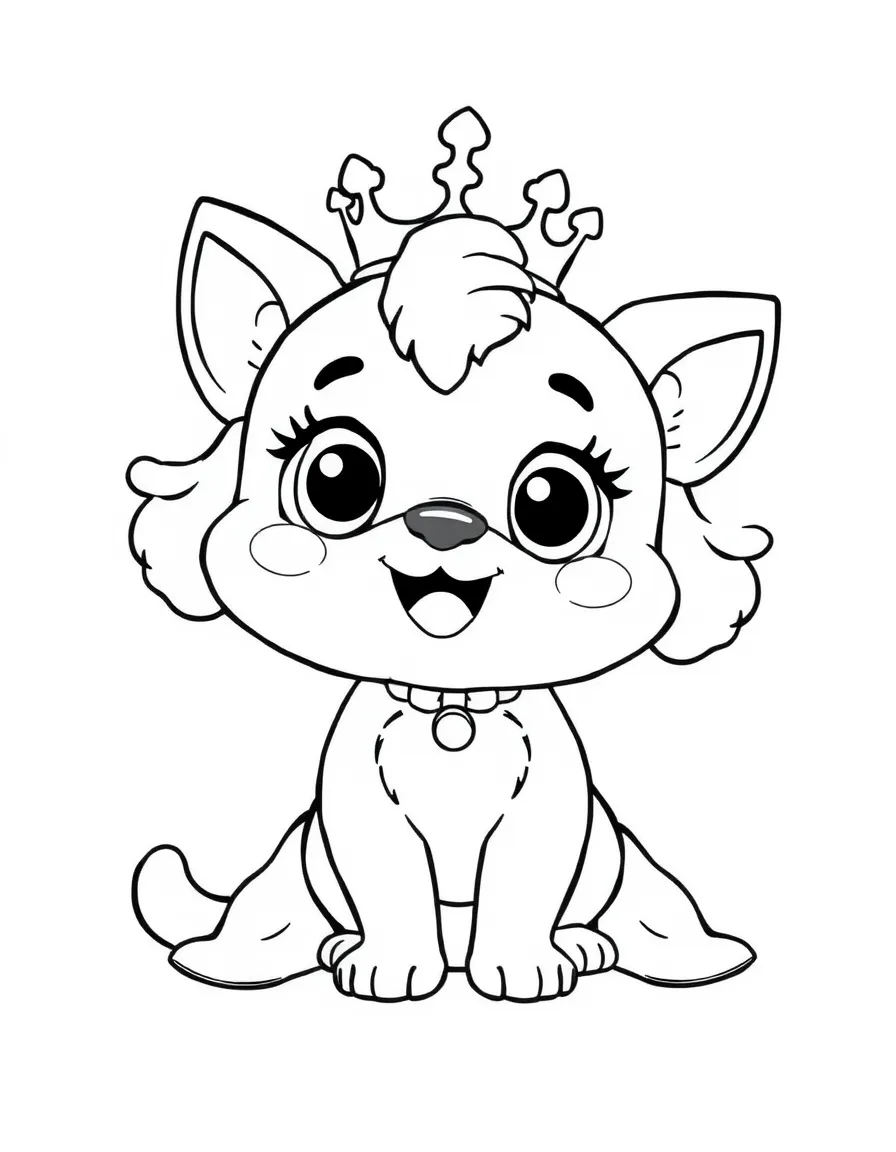 (Bluey TV show) Muffin being a queen.
