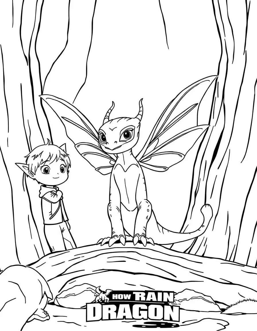 (characters in "How to Train Your Dragon") Stormfly showing off her spines.