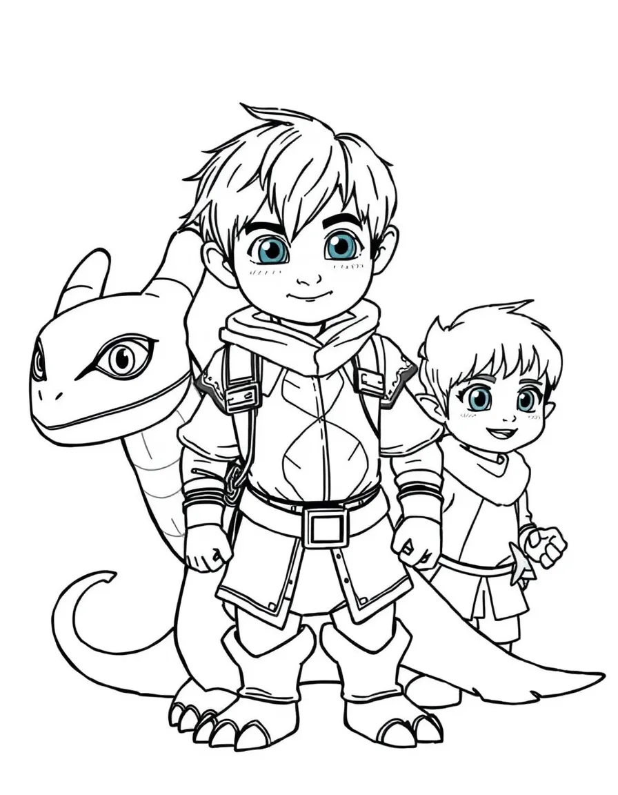 (characters in "How to Train Your Dragon") Hiccup's dragon riding suit.
