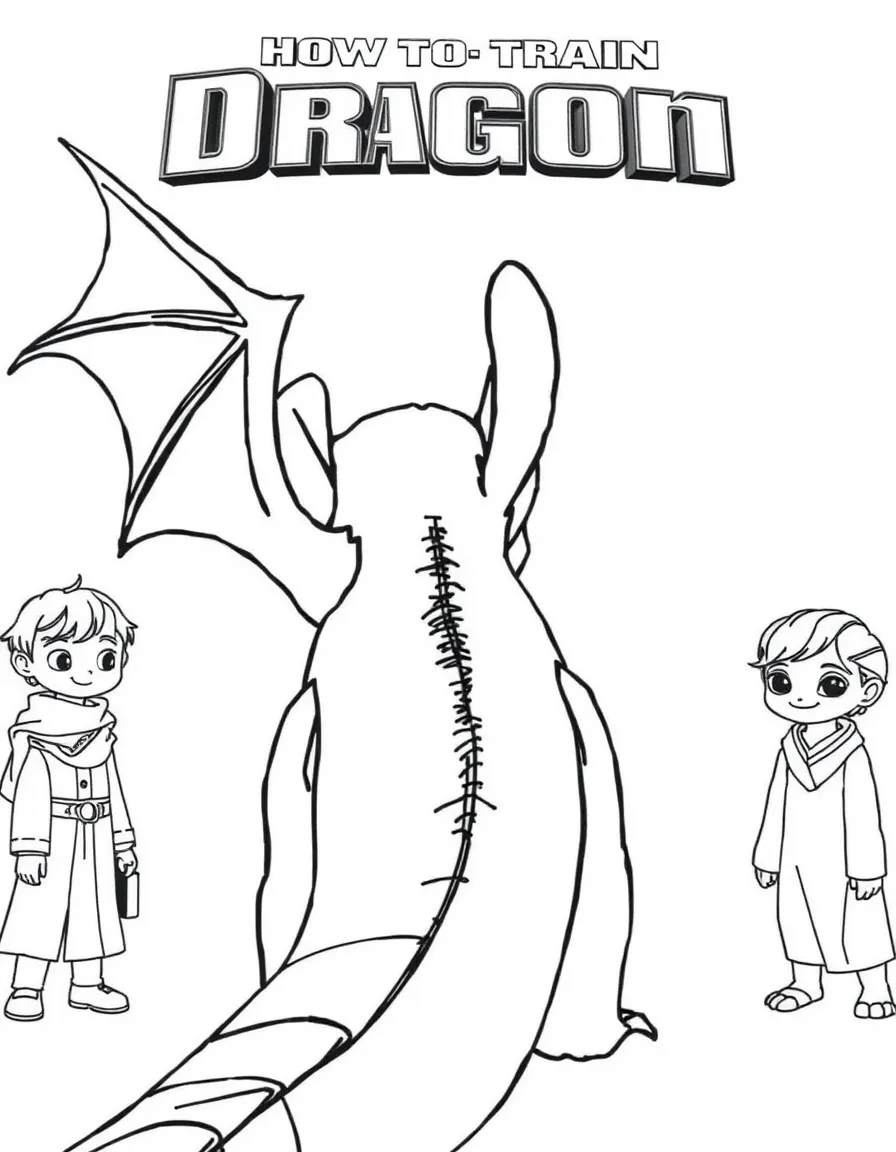 (characters in "How to Train Your Dragon") Toothless's tail fin.