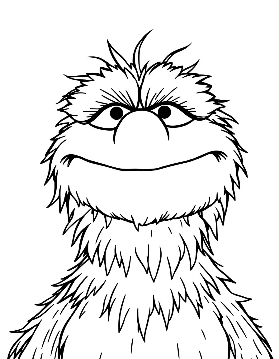 (Sesame Street) Oscar the Grouch grumpy.