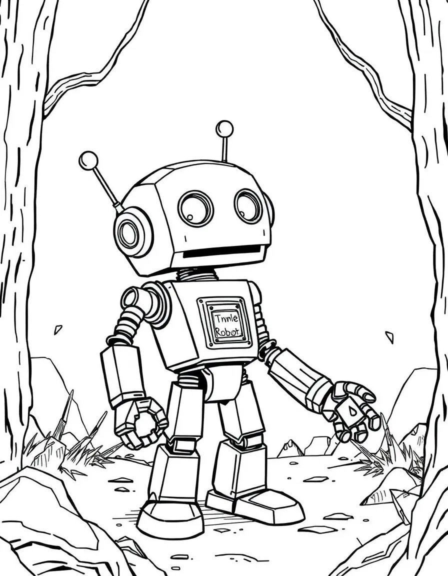 (The Wild Robot, movie) Sneak looking for trouble.