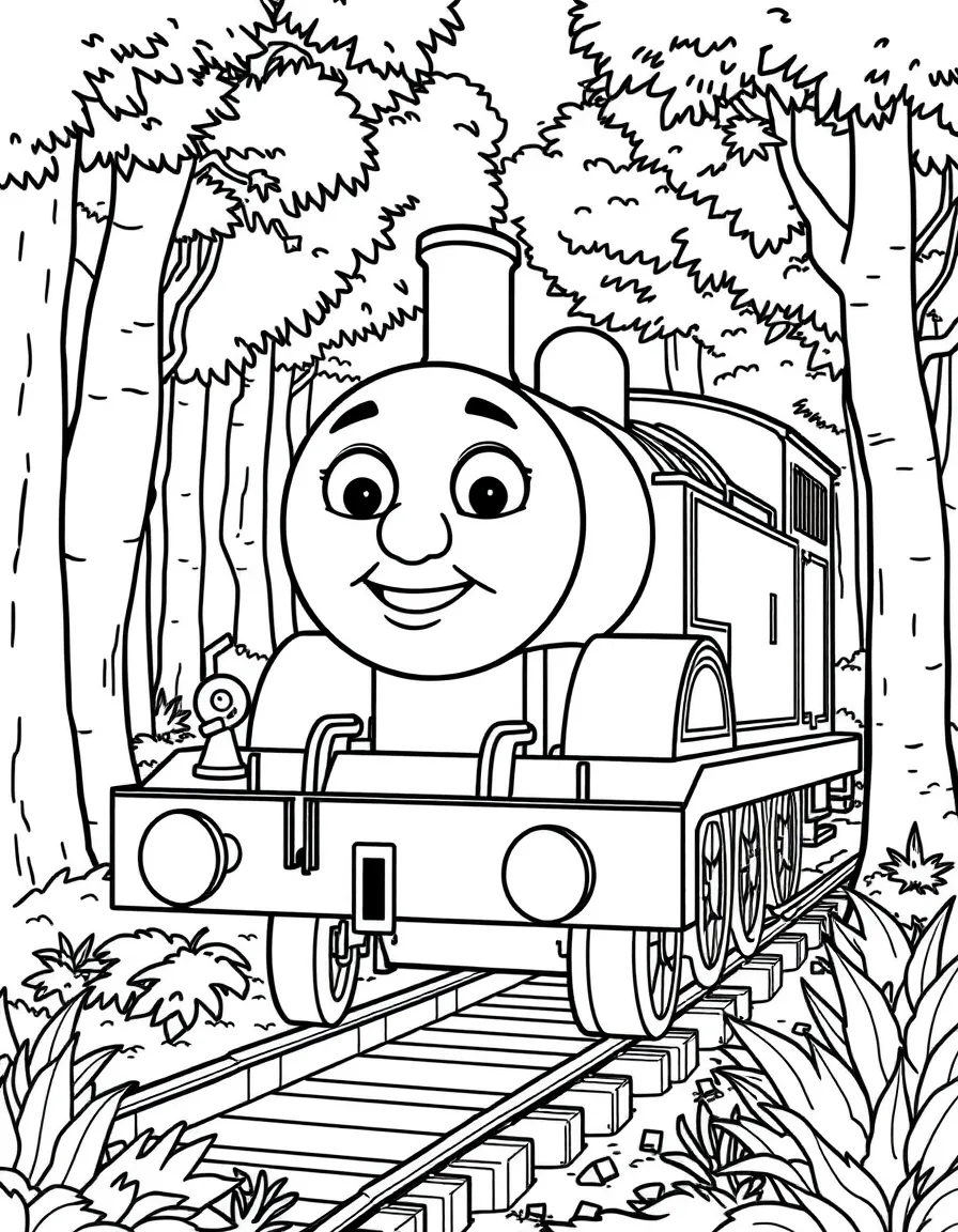 (Thomas & Friends TV show) Henry in the forest.