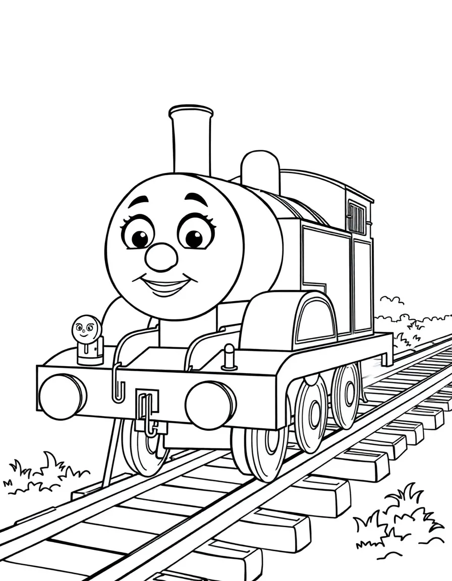(Thomas & Friends TV show) Toby on his branch line.