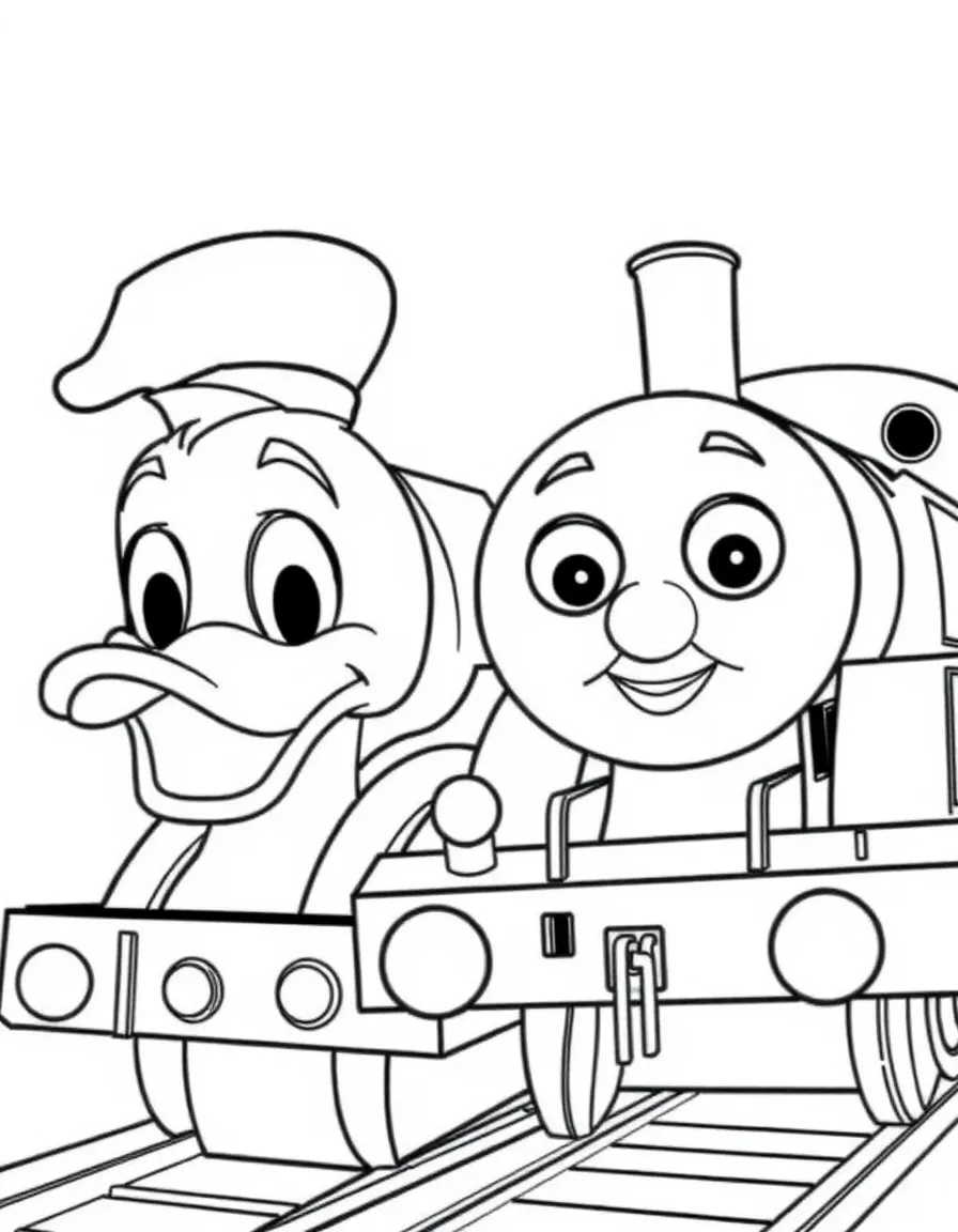 (Thomas & Friends TV show) Donald and Douglas side-by-side.