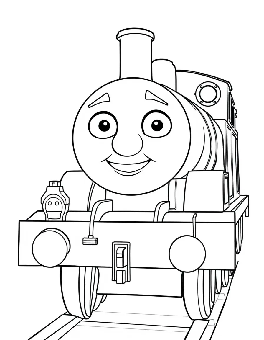 (Thomas & Friends TV show) Diesel looking a bit mischievous.