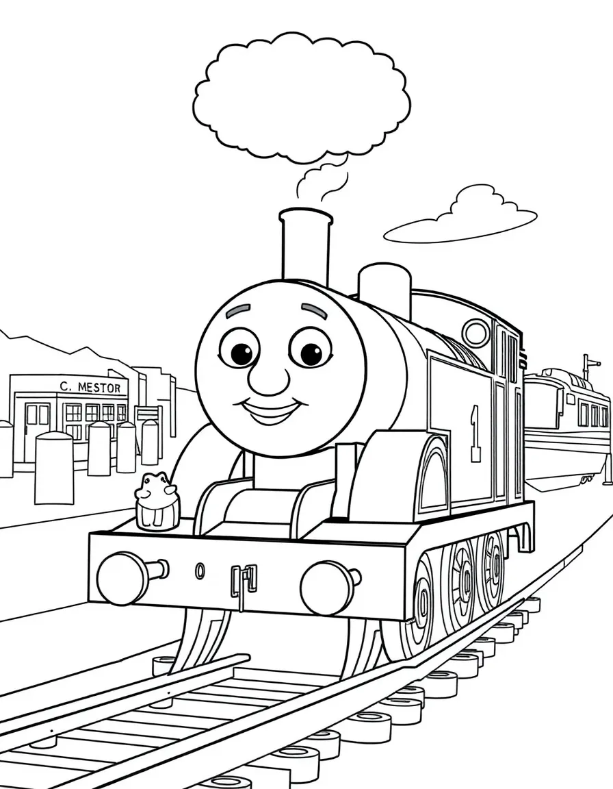 (Thomas & Friends TV show) Salty telling a story by the docks.
