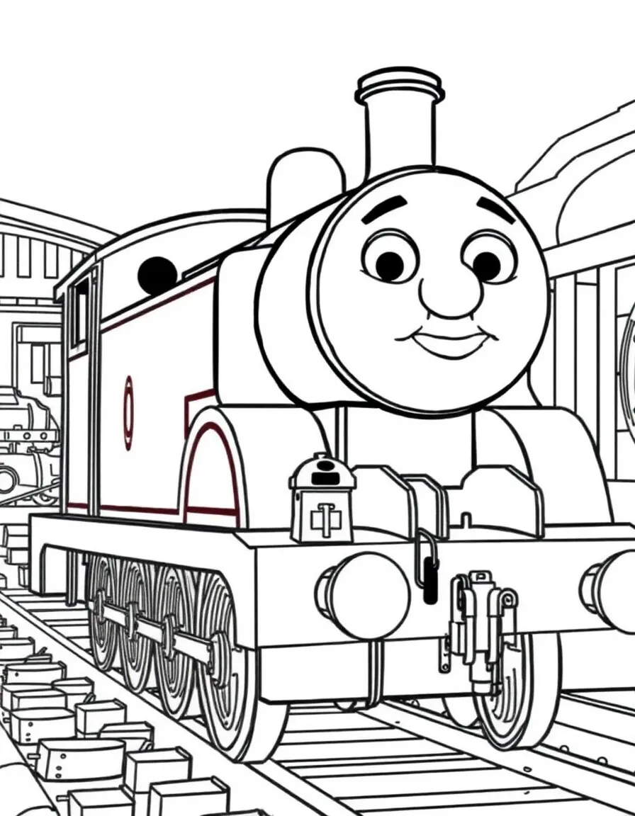 (Thomas & Friends TV show) Oliver at the scrapyard.