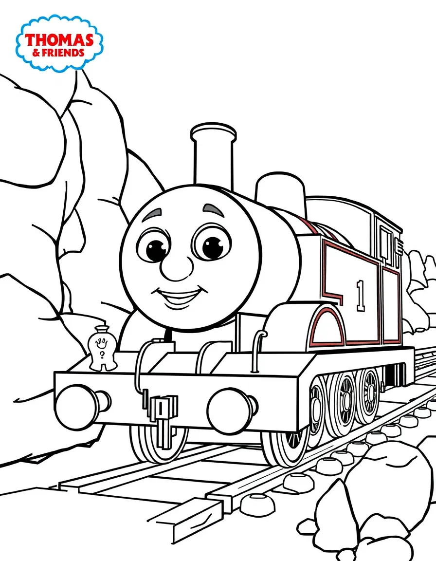 (Thomas & Friends TV show) Mavis moving rocks.