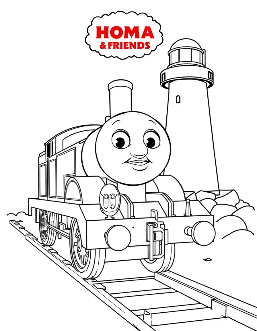 (Thomas & Friends TV show) Salty by the lighthouse.