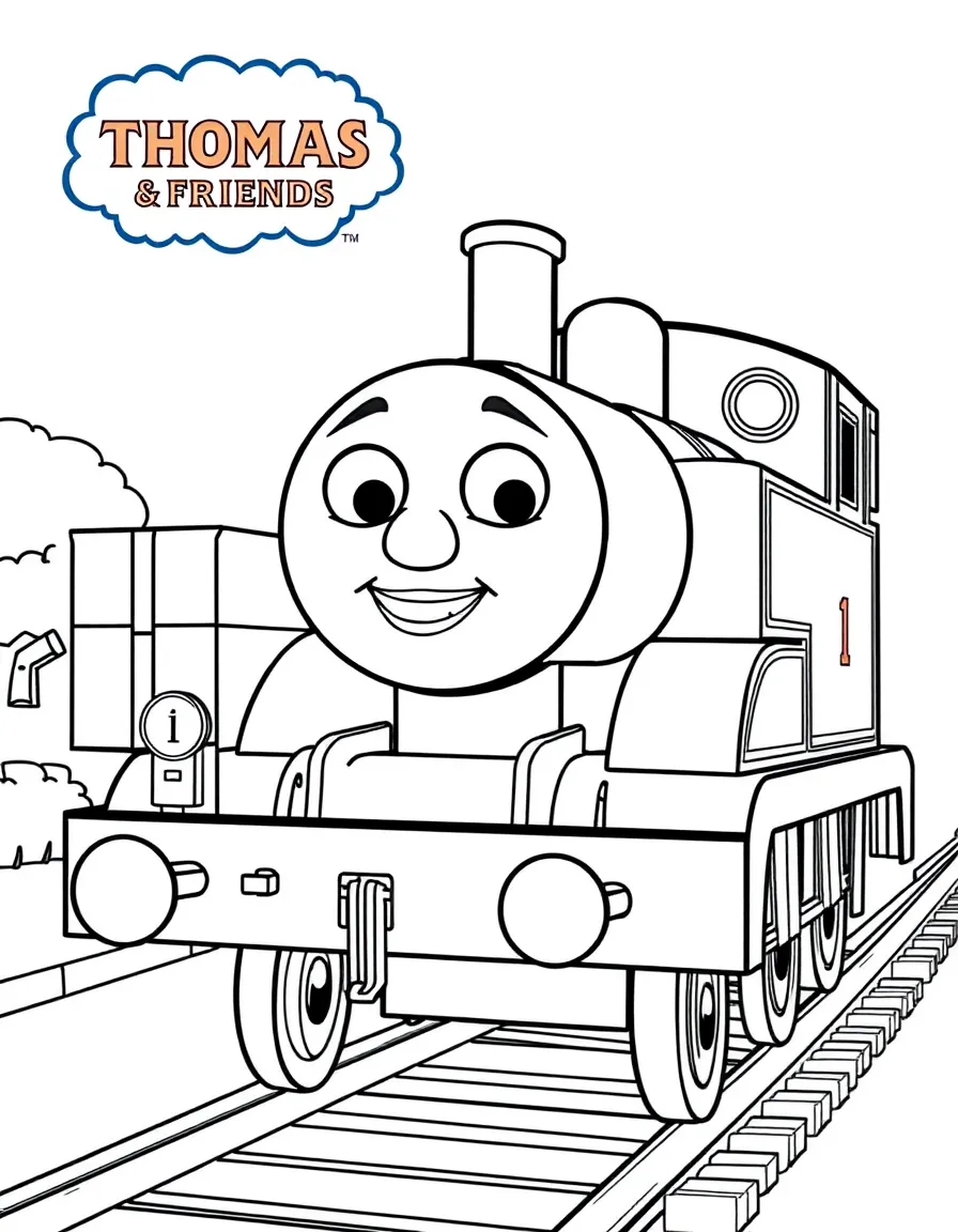 (Thomas & Friends TV show) Thomas delivering a special package.