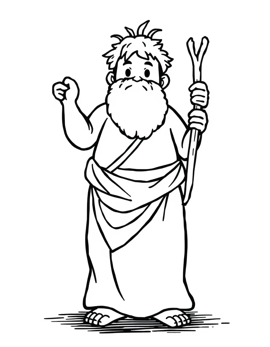 A simplified drawing of a toga.
