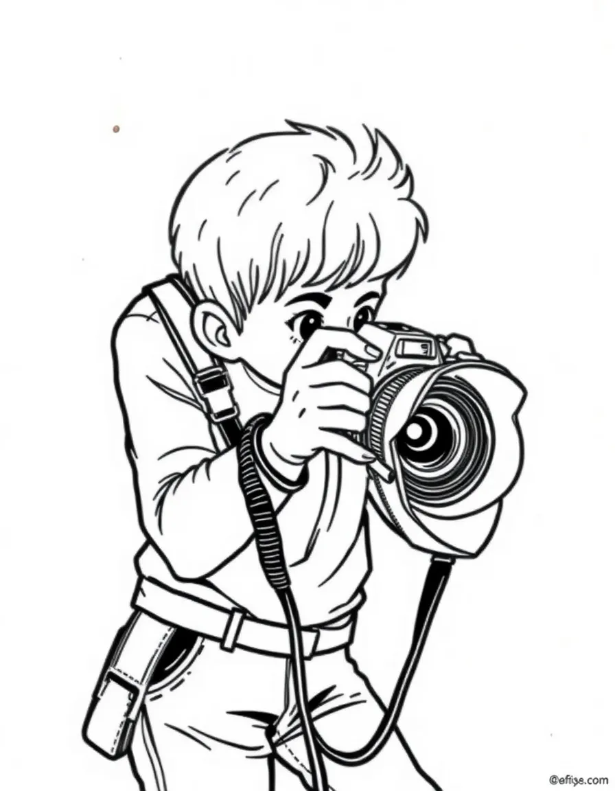 A photographer with a camera.