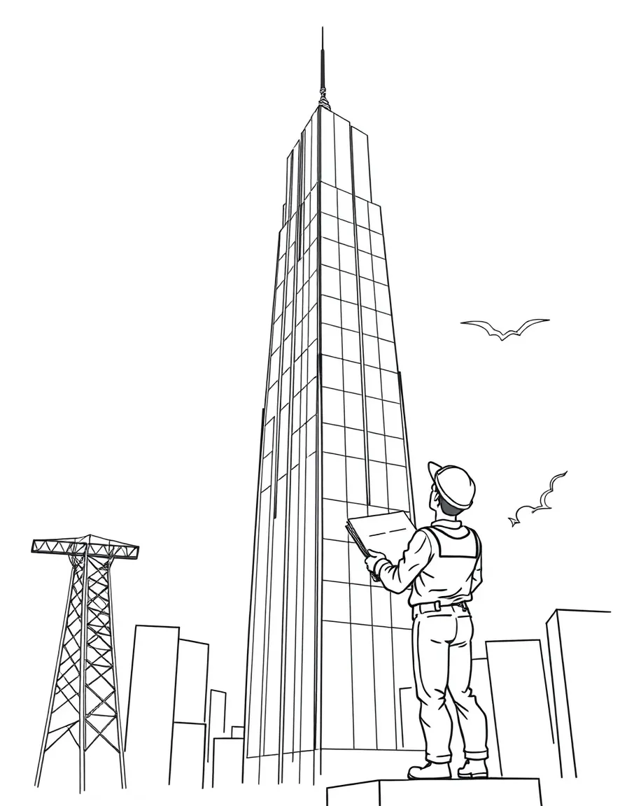 A architect designing a skyscraper.