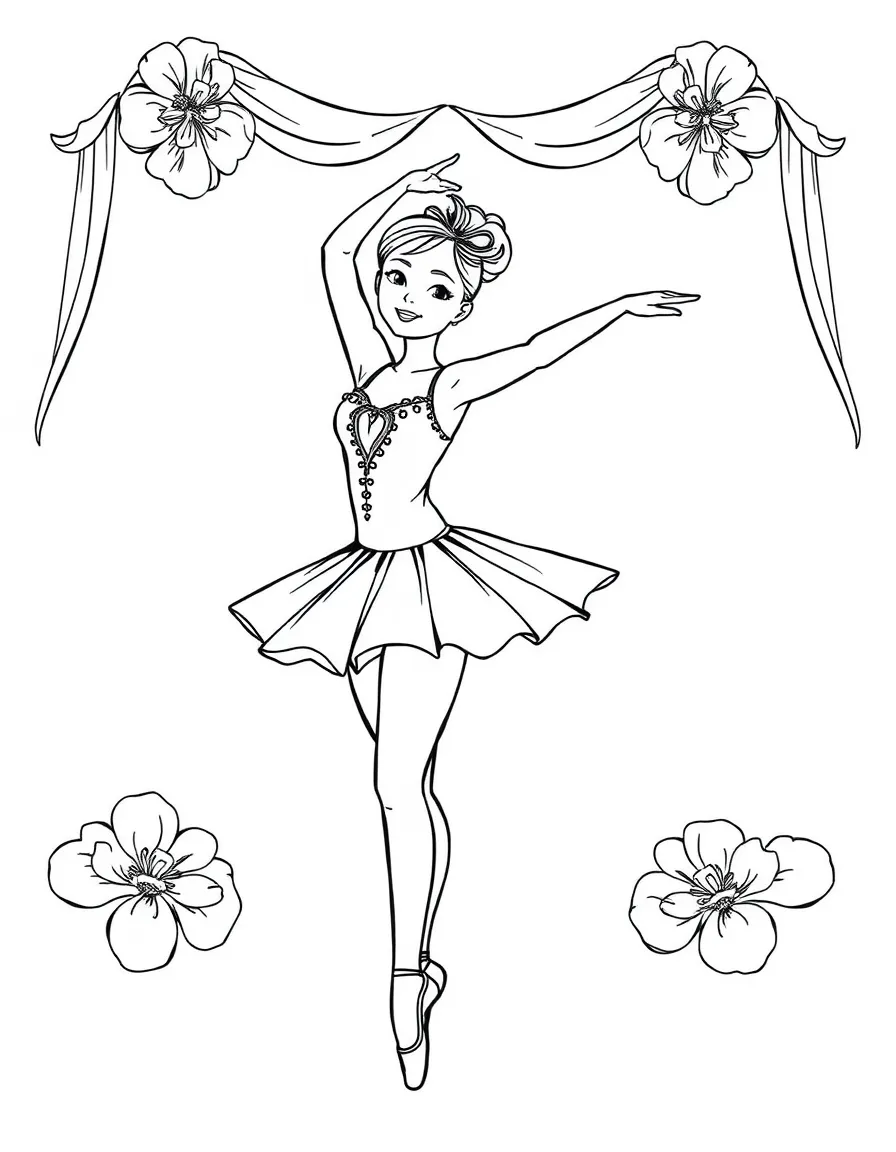 A dancer wearing a tutu.