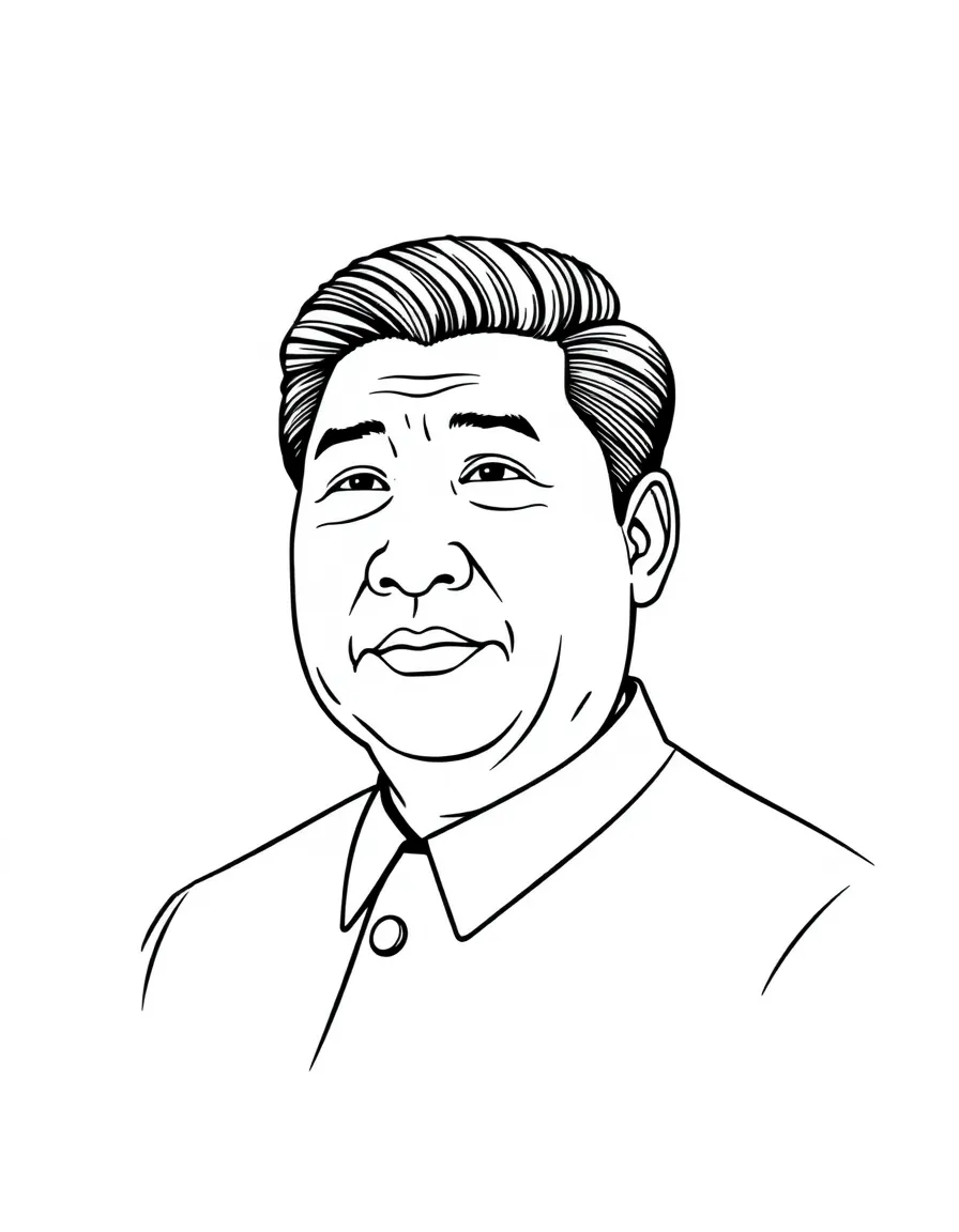 Xi Jinping with a plain background.