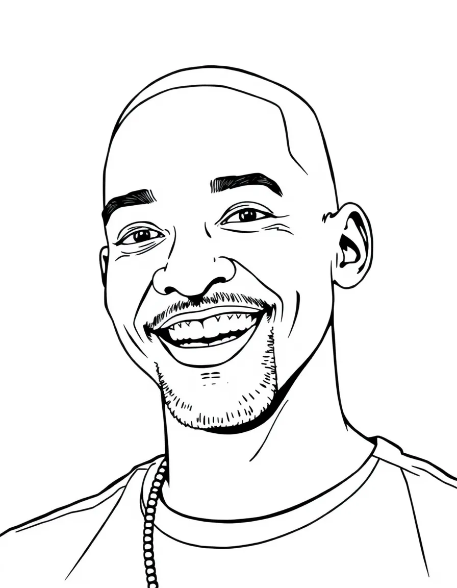 Will Smith smiling.