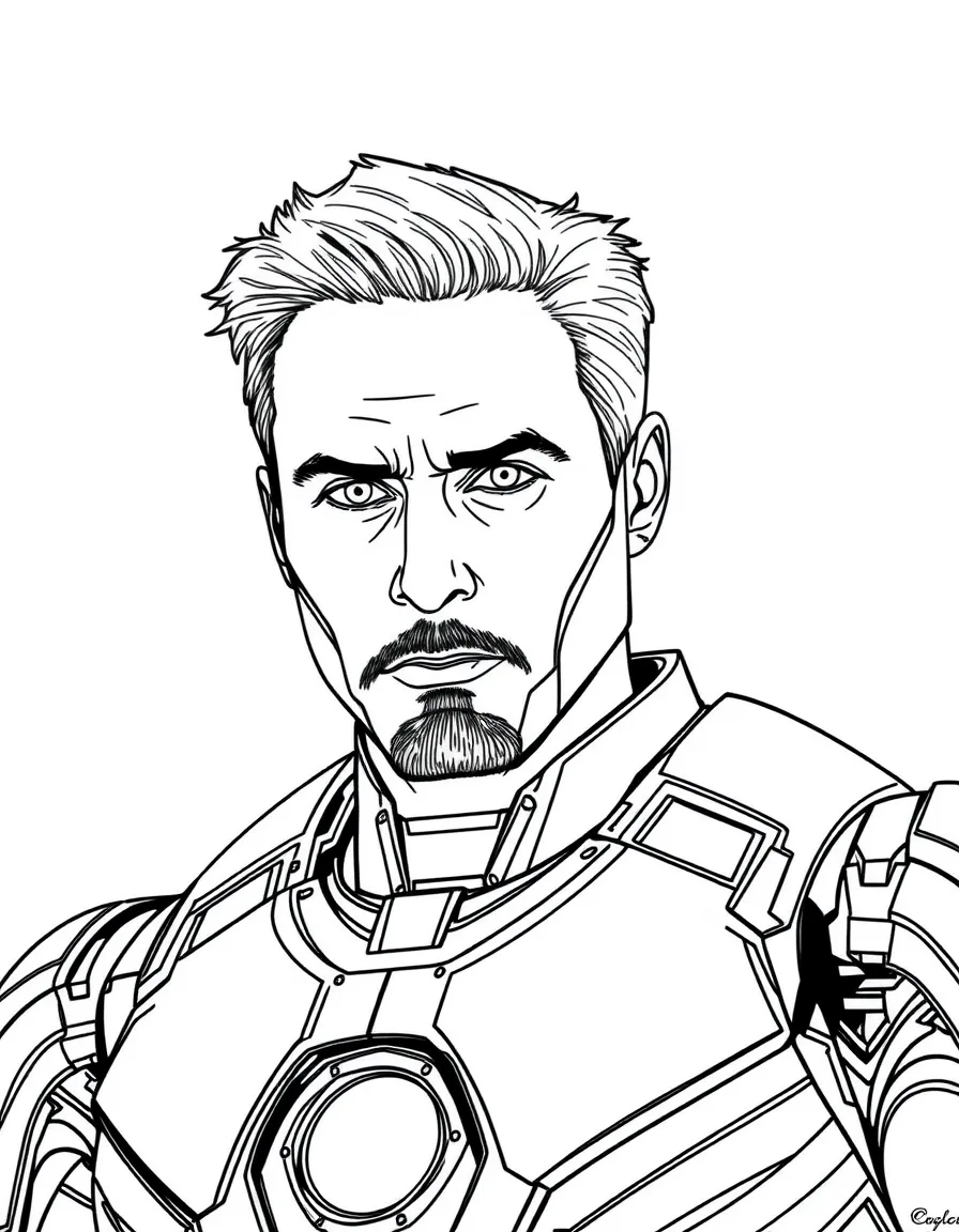 Robert Downey Jr. as Iron Man.