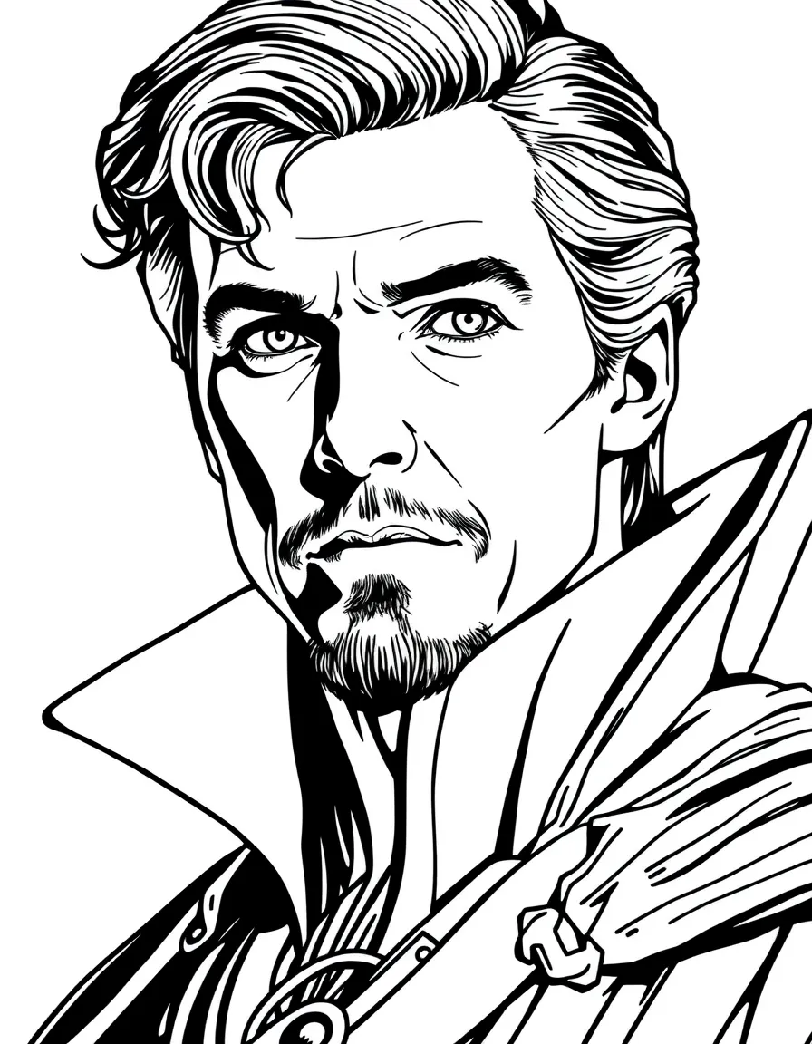 Benedict Cumberbatch as Doctor Strange.