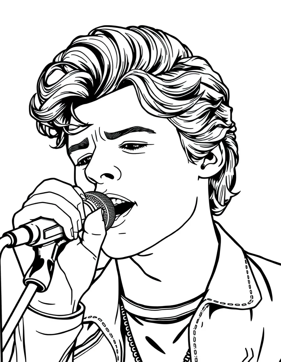 Harry Styles singing.