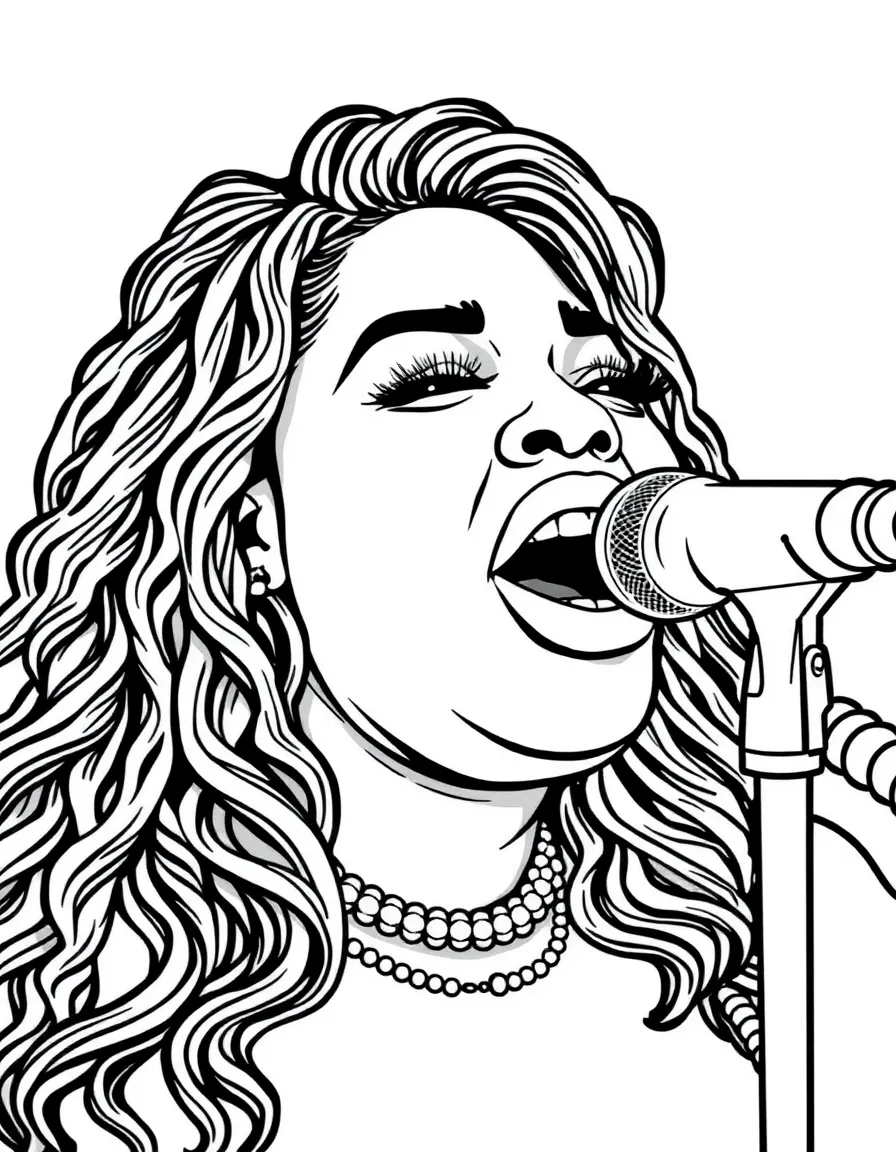 Lizzo singing.