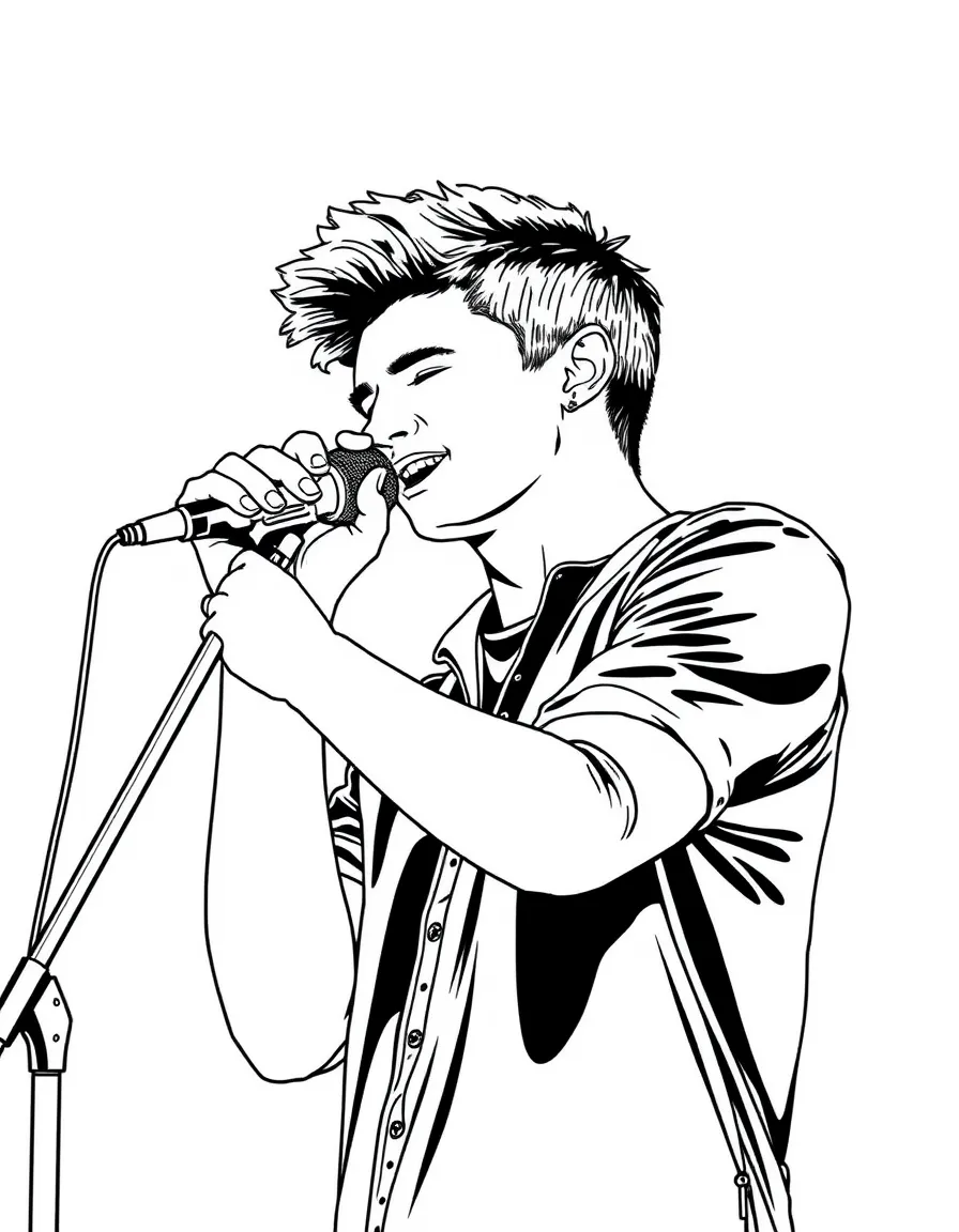 Shawn Mendes singing.