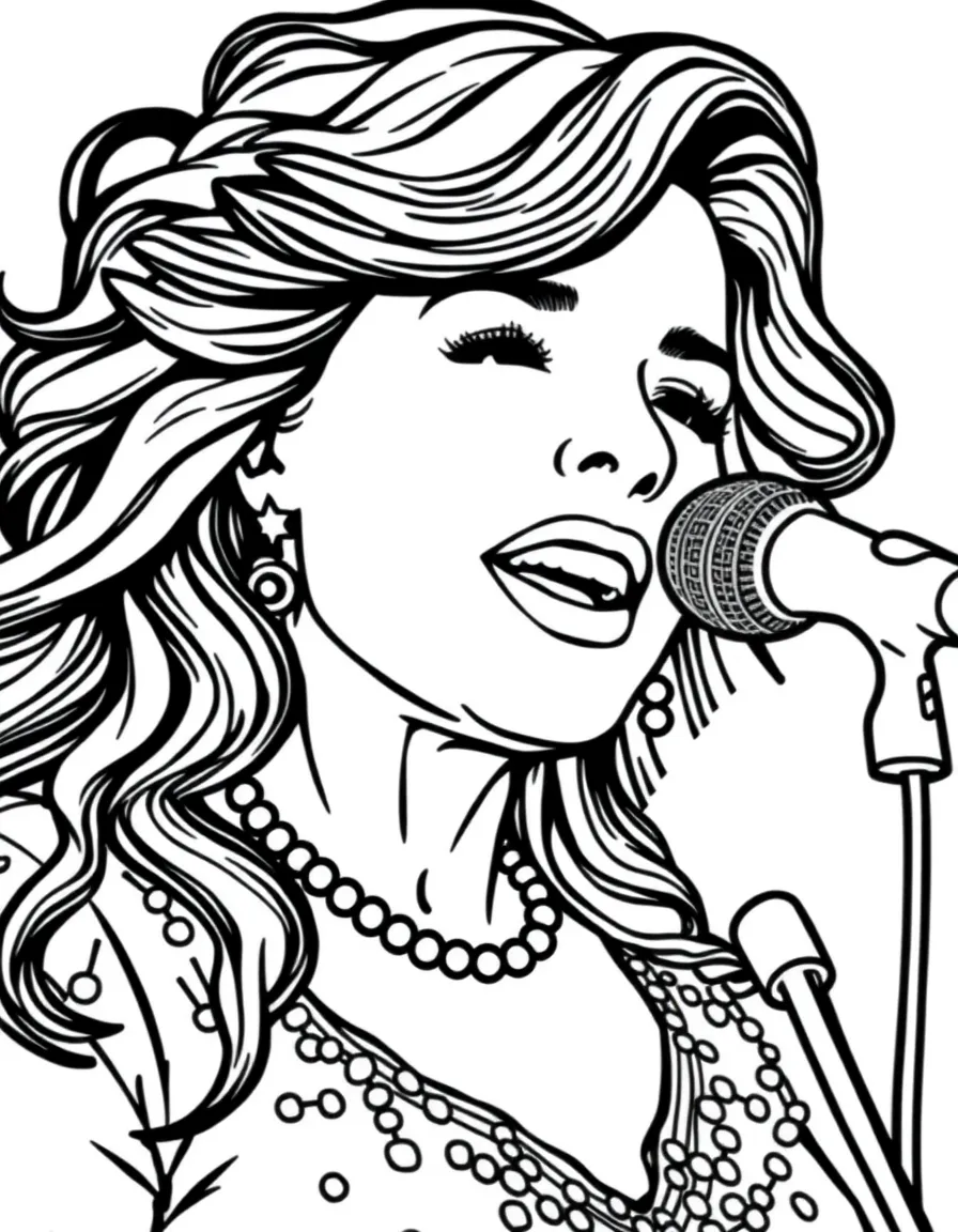 Shania Twain singing.