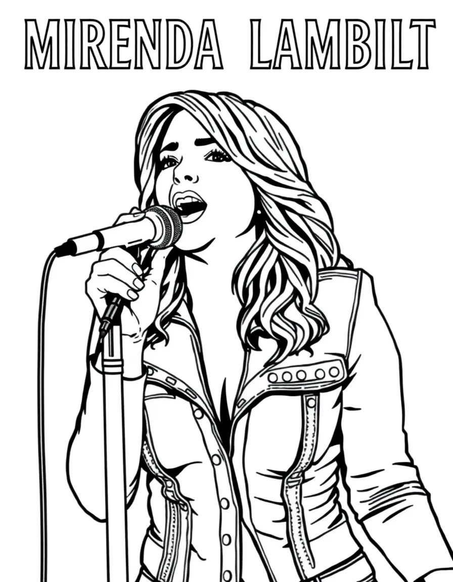 Miranda Lambert singing.