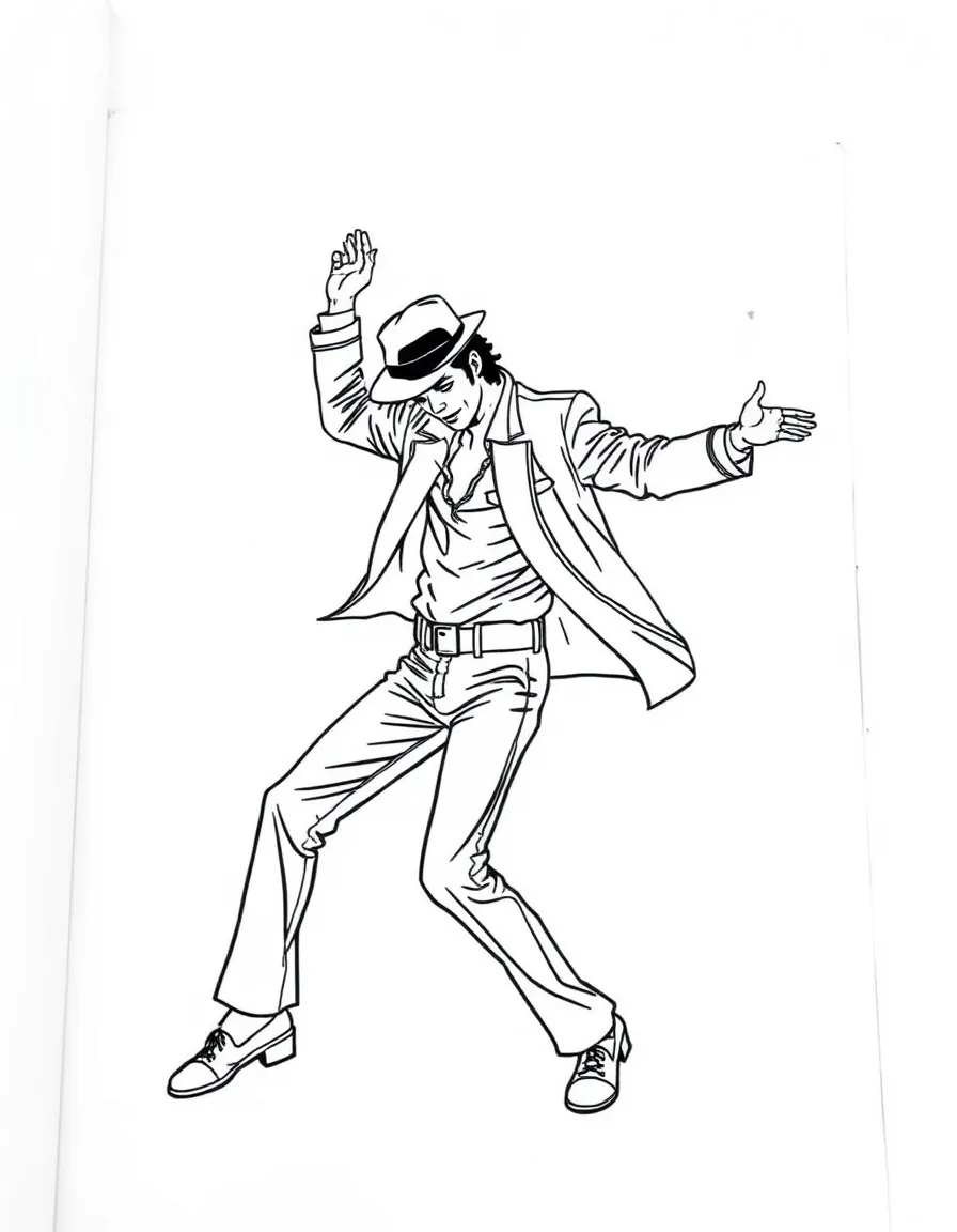 Michael Jackson dancing.