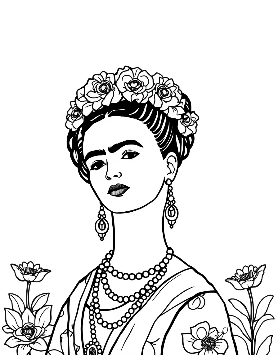 Frida Kahlo painting.