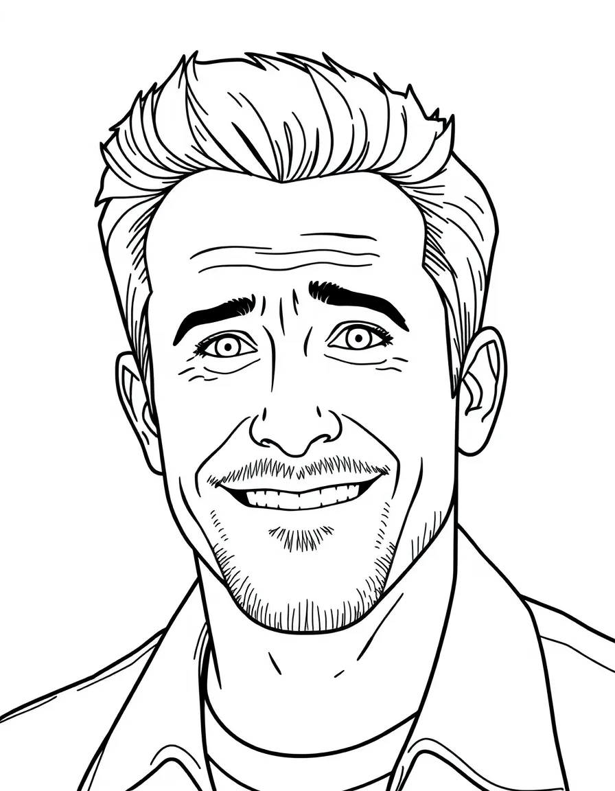 Ryan Reynolds making a funny face.