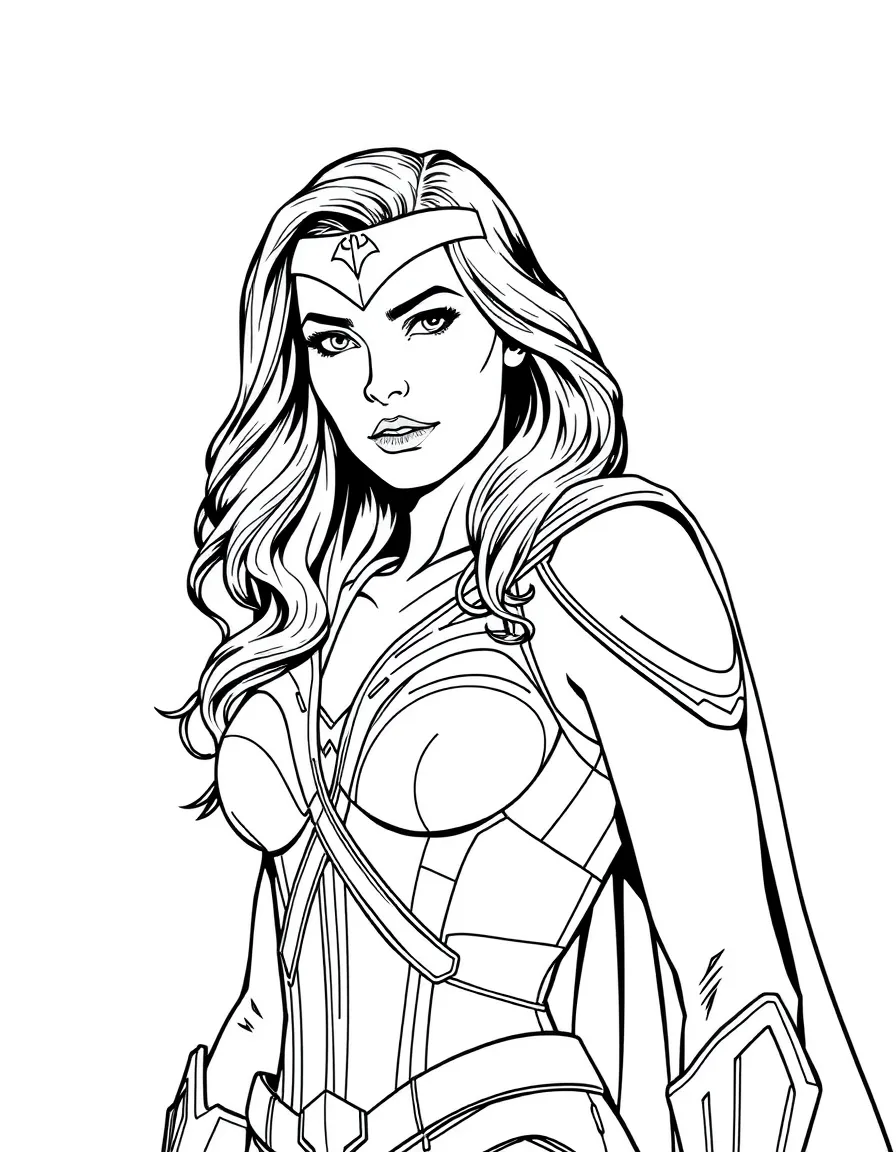 Gal Gadot as a hero.