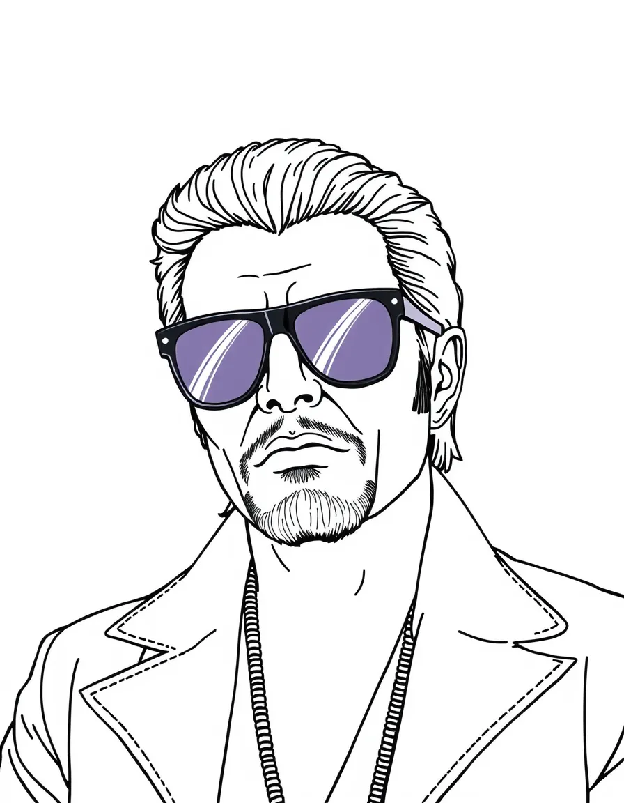 Bono wearing sunglasses.