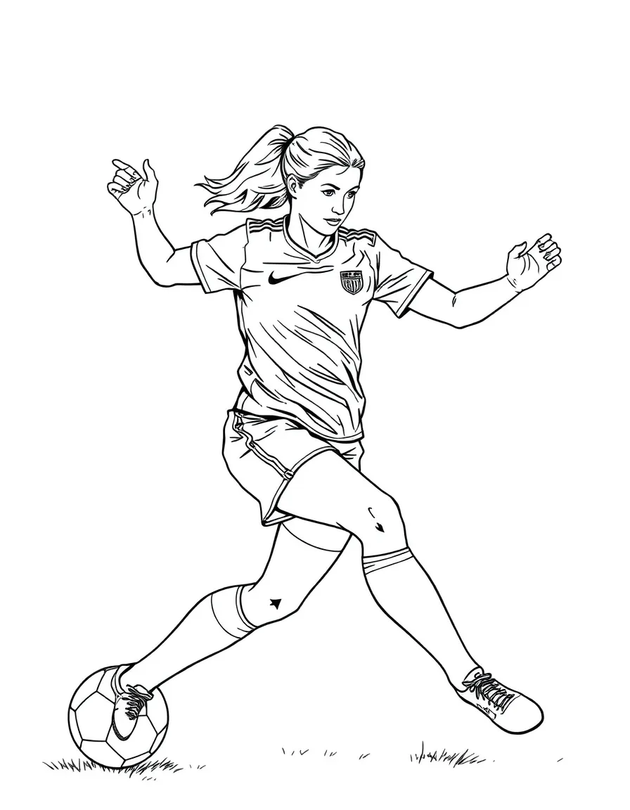 Lucy Bronze defending.