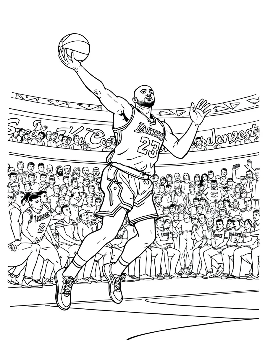 Magic Johnson passing.