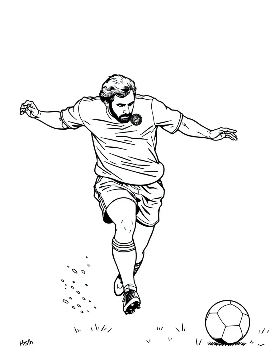 George Best dribbling.