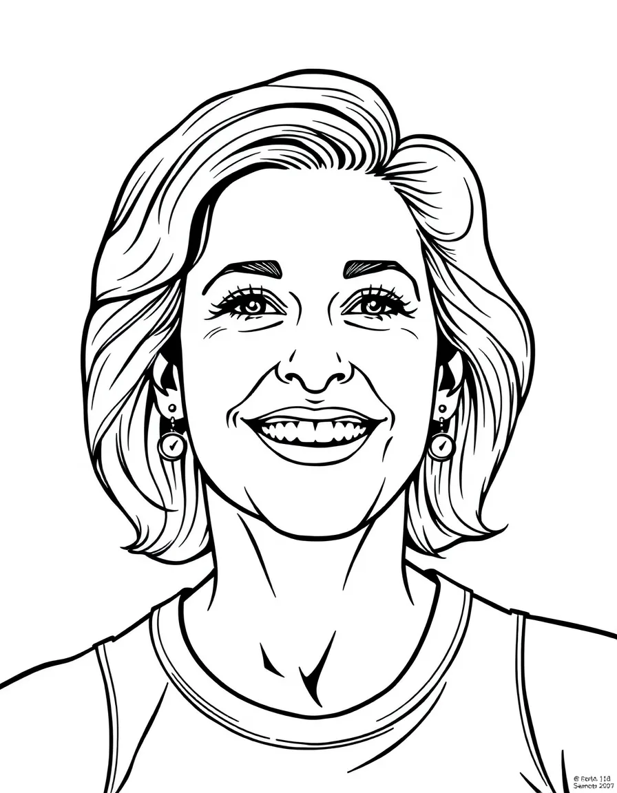 Mary Lou Retton smiling.