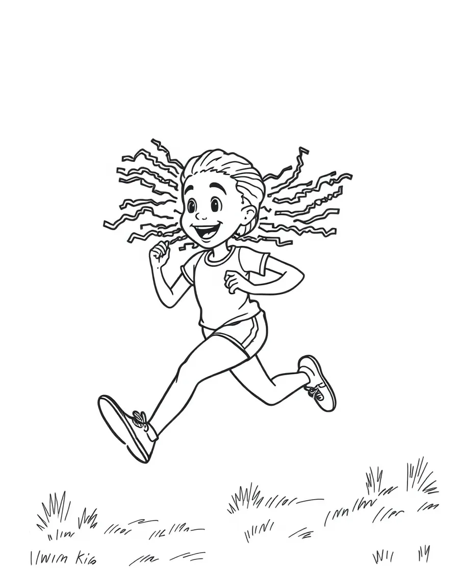 Cathy Freeman running.