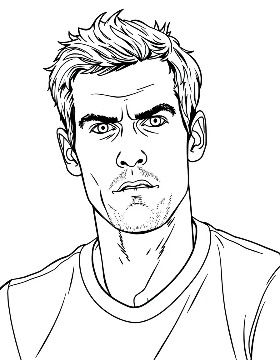 Andy Murray looking determined.