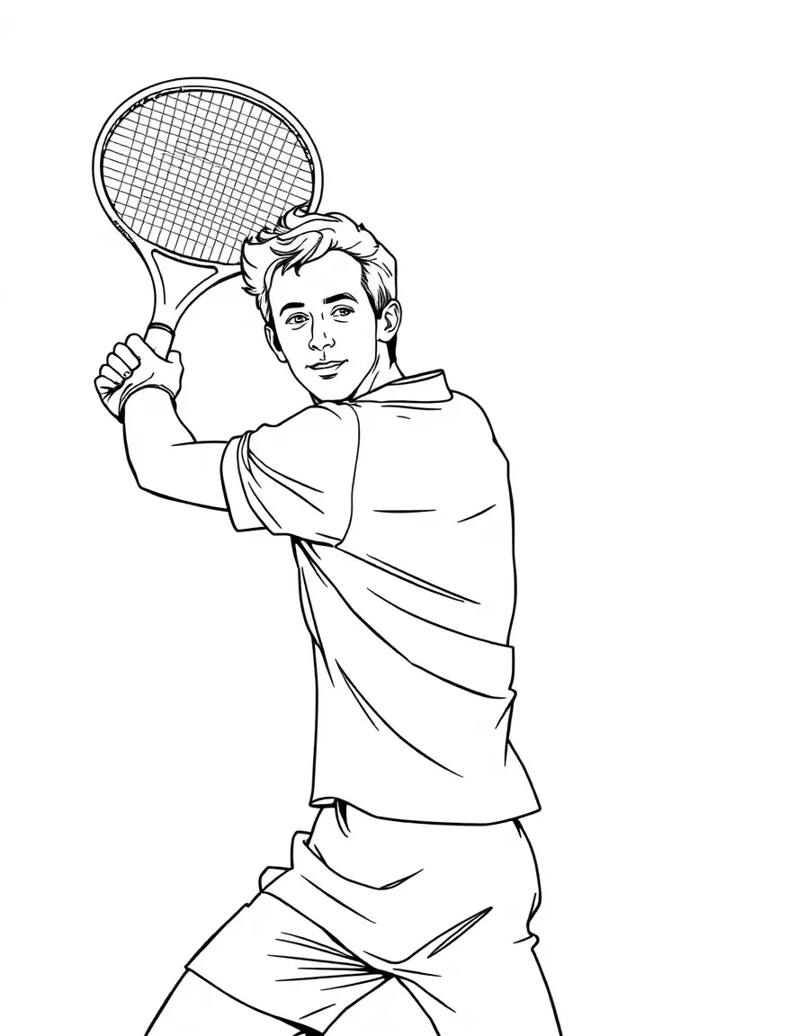 Chris Evert hitting a backhand.