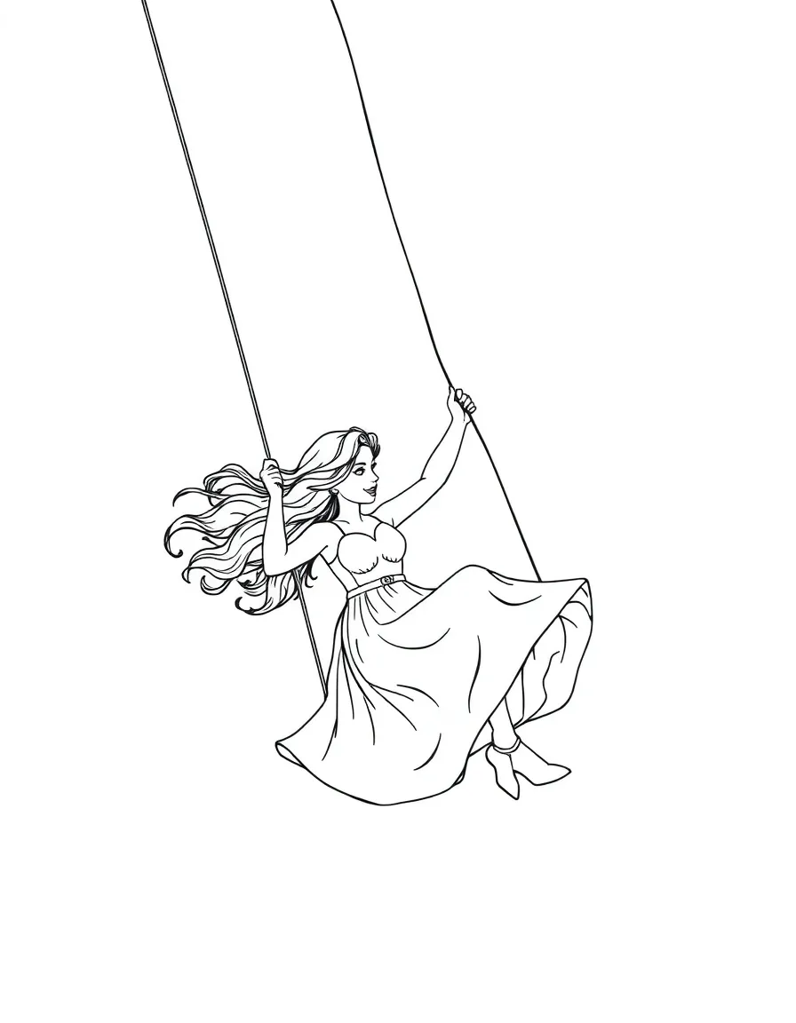 Lorena Ochoa swinging.