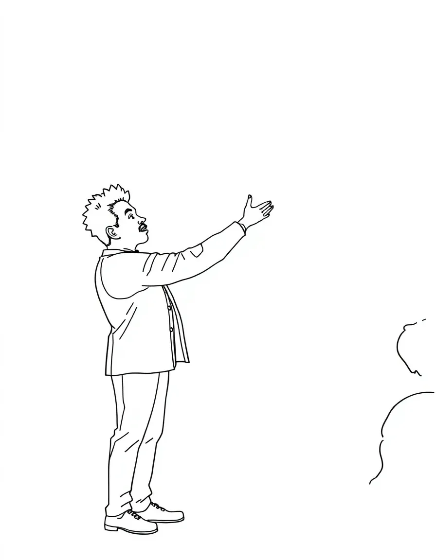 Lin-Manuel Miranda directing a play.